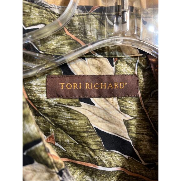 Tori Richard Vintage Men’s L Floral SS Button Down Cotton Hawaiian Shirt - Picture 3 of 10